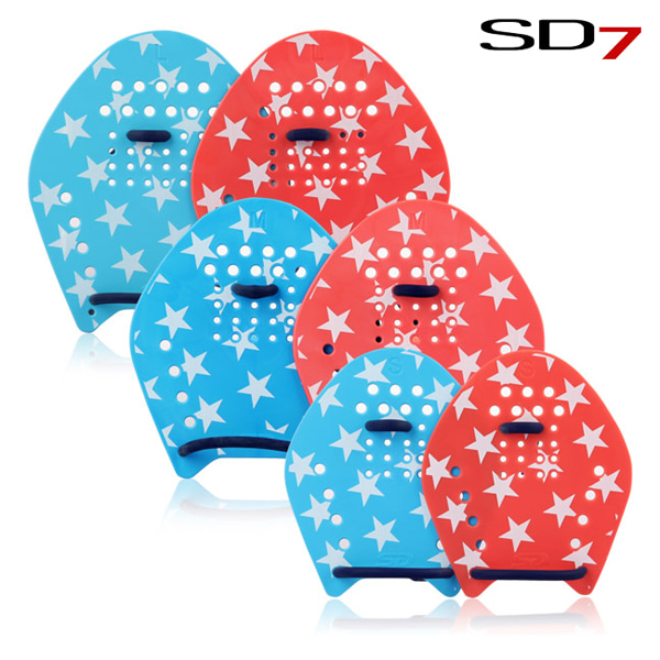 디에이치스타일 온라인 스토어 SD7 수영 스타캐치업 패들 블루레드 SD-SZ8-140