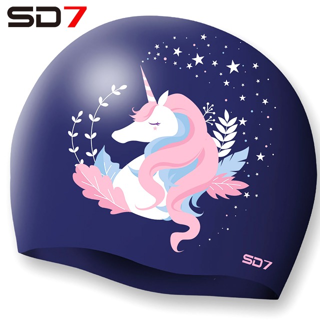 디에이치스타일 온라인 스토어 SD7 수영모 실리콘 러브리유니콘 수모 SD-TL-70