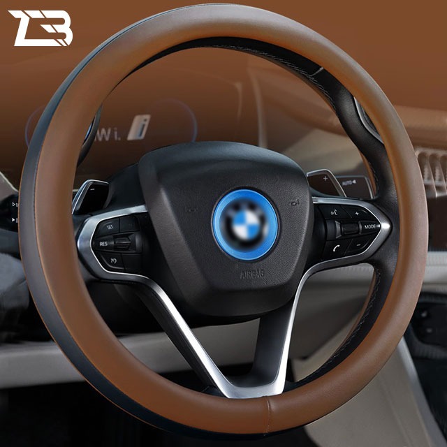 디에이치스타일 온라인 스토어 BMW 핸들커버 가죽투톤 월넛브라운 ZB-A-44